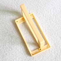 Dongli guitar accessories milk yellow guitar double pickup frame beige guitar pickup arc frame high and low pair