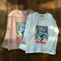 (Broken Yard clear cabin) Girl long sleeve T-shirt pure cotton Childrens spring and autumn blouse Womens big child loose Compassionate Child Clothing