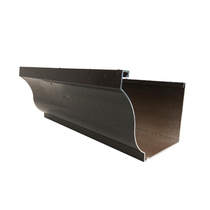 Xingtaiao aluminum alloy 6 5 inch high-grade gutter rainwater pipe downspout eaves trough drainage tank rainwater sink 03