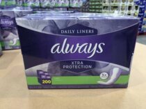 Canada always Oves health pad cost-effective four boxed 200 pieces of cotton