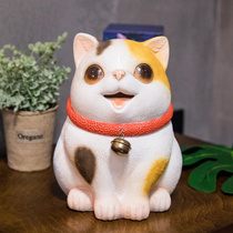 Home cute cute lucky cat ornaments creative home accessories living room decoration wine cabinet small furnishings childrens piggy bank