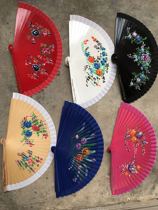 Spanish fan 6 colors optional 12 pcs in a box 