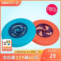 Bile B toys flying saucer Children Outdoor Sports running baby drop resistant plastic hand throw spin Frisbee toy