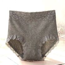  3-pack panties womens cotton crotch high waist sexy lace briefs Mid-waist incognito belly large size womens inner