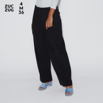 ZUCZUG 4M36 Worsted wool Double pleated straight pants C0193PA01-10