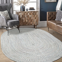 Living room coffee table carpet hand-woven bedroom bedside carpet handmade modern porch outdoor light luxury carpet can be customized