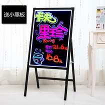 Vertical fluorescent board LED electronic billboard display board Store handwritten luminous writing board promotional small blackboard