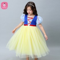 Girls dress 2020 new Korean version of Snow White princess dress children foreign skirt little girl costume dress