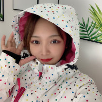 Ski suit womens winter suit Korean outdoor single and double board windproof waterproof thickened warm ski coat pants suit