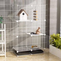 Cage squirrel nest large cage bird cage pet supplies extra large villa large parrot cage three-story fence