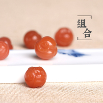 South red pendant natural southern red agate twelve Zodiac Miscellaneous pendant Dragon Snake sheep horse dog monkey pig chicken rabbit bracelet