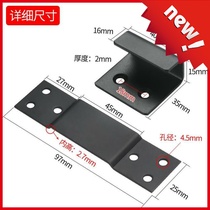 Wall-mounted wall tile hook cement wall hardware fittings fitting room fixed entrance door support stainless steel mirror solid