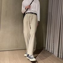 Hualun Spring Trend Versatile Casual Pants Loose Straight Leg Vintage Pants Men Korean Version Trend High Street Ins Tide