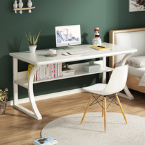 Desk bedroom home small apartment computer desk desk desk desk simple modern student desk bookshelf integrated table