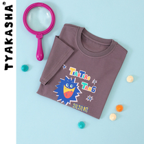 (Sugar Paper Series) TYAKASHAKIDS Takasha Kids Kids T-Shirt Summer New Loose Short Sleeve T-Shirt