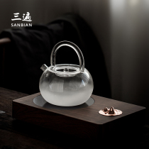 Three times new Guanshan electric pottery stove cooking tea stove household silent electric tea stove tea ceremony space recommendation