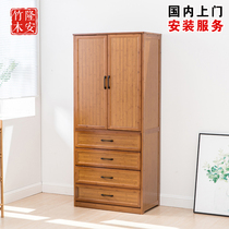  Large wardrobe Multi-layer double door drawer Nanzhu locker Baby storage cabinet Finishing cabinet Baby wardrobe