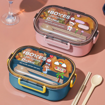 Insulation lunch box One person with one person lunch box High-value lunch box Cute lunch box girl super cute 316 stainless steel