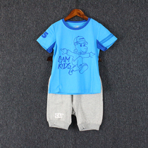 Baby baby suit CAMKids boy special cabinet breathable quick dry short sleeve T-shirt pure cotton shorts