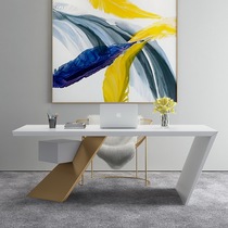 Nordic solid wood master desk computer desktop home boss table big Pantai boss table loft office computer desk