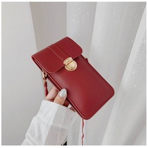 Bag Pack woman 2020 touch screen style Han version retro single shoulder inclined satchel mini phone zero money key small square bag