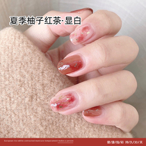 Mordani Net red grapefruit black tea Nail Polish glue 2020 new manicure shop special small red book explosion new color