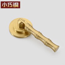Pure copper handle single hole classical new Chinese cabinet door handle solid wood furniture small handle brass light and luxurious modern simplicity