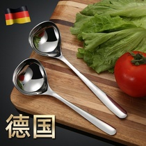 Deepen 304 stainless steel small soup spoon big head spoon household drink soup restaurant creative long handle spoon spoon spoon