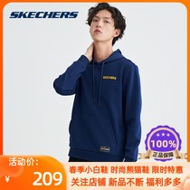 Skechers Skeckie Spring New Pint Men Knit Caps Hooded Sweatshirt Sports Casual Wear L320M181