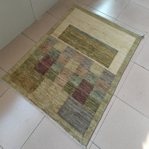 Classic National Wind Modern Fields Garden Pure Hand Knotted Craft Wool Carpet Ground Mat Bedside Blanket Yoga Mat