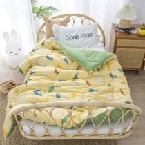 Childrens cartoon kindergarten quilt nap quilt core single student autumn and winter quilt thickened silk quilt mattress