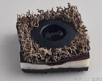 Day special new universal double-layer car buckle buckle knob double-layer foot pad buckle wire loop leather