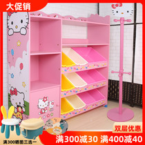 Childrens toy containing shelf Childrens bookcase bookcase Kindergarten Baby Toy Cabinet Plotter Shelf Multilayer