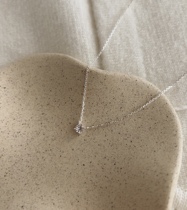 Spot on the spot = Joo Korea 925 silver briefs with a sweet and beautiful 100 hitch pendant necklace