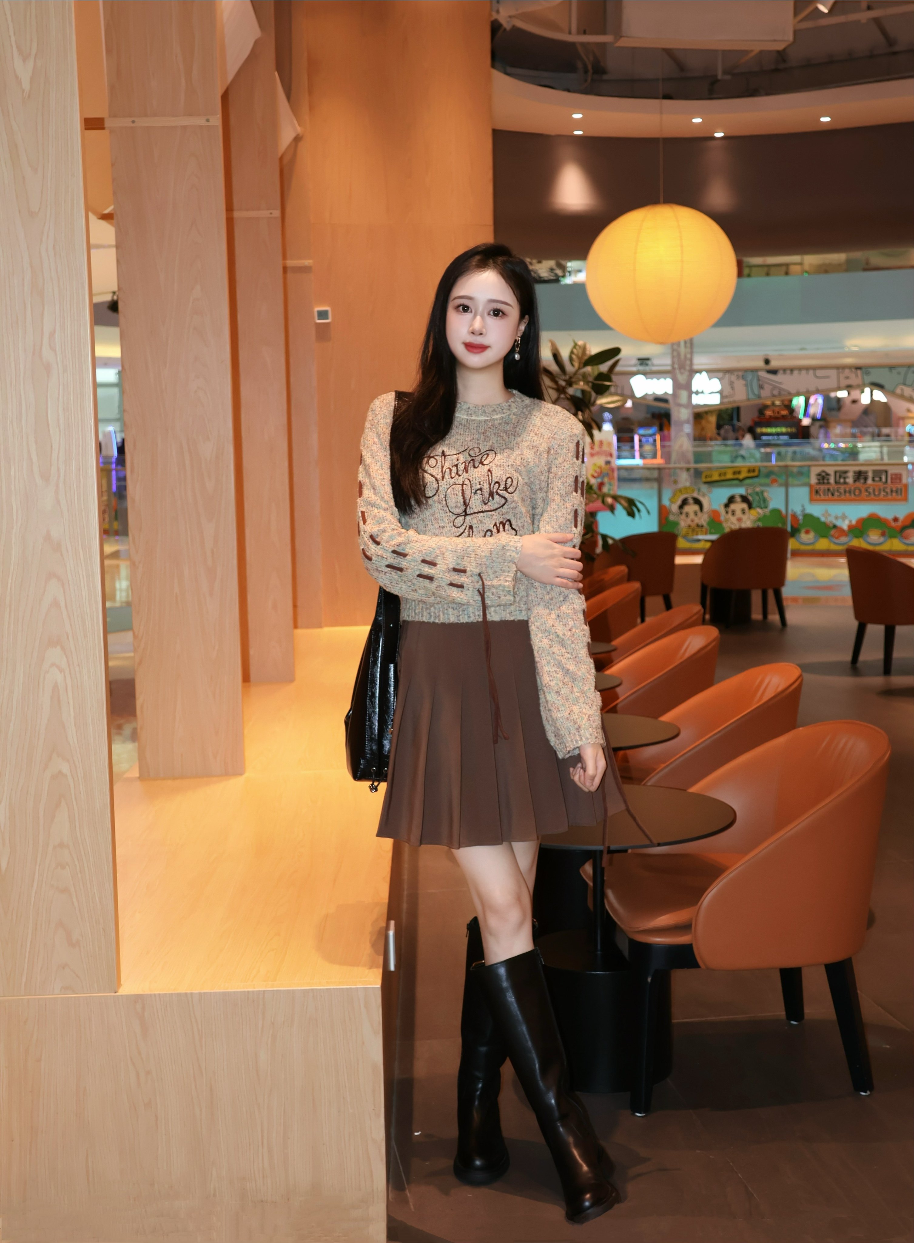 kisscat接吻猫[城市旅人]骑士靴，万茜方枪枪美洋同款真皮皮带扣复古英伦风