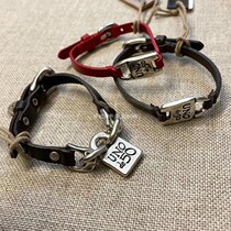 Flash hair limited special price Spanish UNOde50 silver lock cowhide bracelet Europe and the United States men and women light luxury INS personality