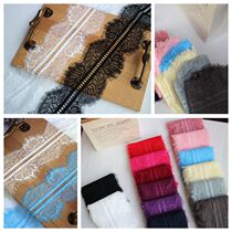 3 meters wide 10CM exquisite bilateral eyelash lace lace fabric DIY clothing wedding headyarn stitching accessories