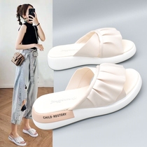 Womens Earth slippers and slippers women wear new 2021 summer thick-soled trendy shoes ladies fashion outing shoes