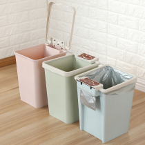  Trash can Large kitchen household American style bedroom thickened creative living room simple Nordic cute paper basket