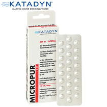 Imported Swiss katadyn Candi outdoor travel mountaineering drinking water disinfection Microbicidal water purification tablets 100 tablets