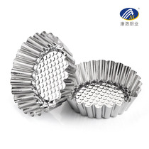  Manufacturer Supplied Stainless Steel Egg Tart Mold Baking Cake Mold Chrysanthemum Steamed Rice Cake Tool for Egg