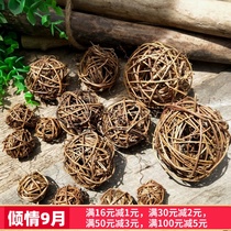 Vagabo rattan Wicker ins home kindergarten classroom hanging ornament bead curtain Garland star ornament decoration ball