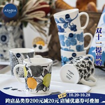 Nordic Finland imported Arabia ceramic coffee mug cup ins design female iittala Japanese