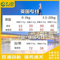  International express mail to the United Kingdom Germany France New Zealand tax-inclusive logistics Taobao transshipment warehouse consolidation air transport