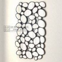 Eurostyle Living Room Bedroom Wall wall Decorative Mirror Dining Side Mirror Genguan Wall-mounted Mirror Round Splicing Combined Mirror Customize