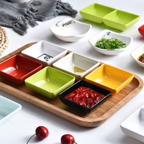 Top Lattice Melamine Dip Vinegar Dish Taste Saucer Ingredients Small Saucer Plastic Imitation Porcelain Flavors Saucepan saucepan Saucepan Saucepan