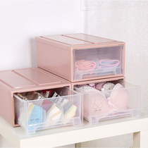 Single-layer combinable drawer underwear storage box underwear storage cabinet ten grid sock box bra storage drawer