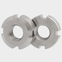 304 stainless steel slotted round nut GB812 M10M12M14M16M18M20M25M30M50M56M60mm