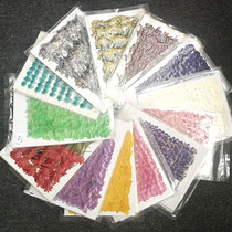 Value big bag of flower material bag dried flower white crystal chrysanthemum Hollyhock delphinium kindergarten Primary School handmade material creativity