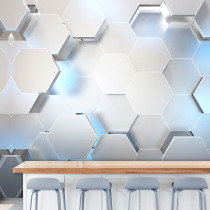 3D solid concave and convex geometric background office bamboo and wood fiber integrated wall panel technology sensuo ktv electric competing wall panel